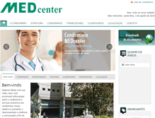 Tablet Screenshot of medcenterbh.com.br
